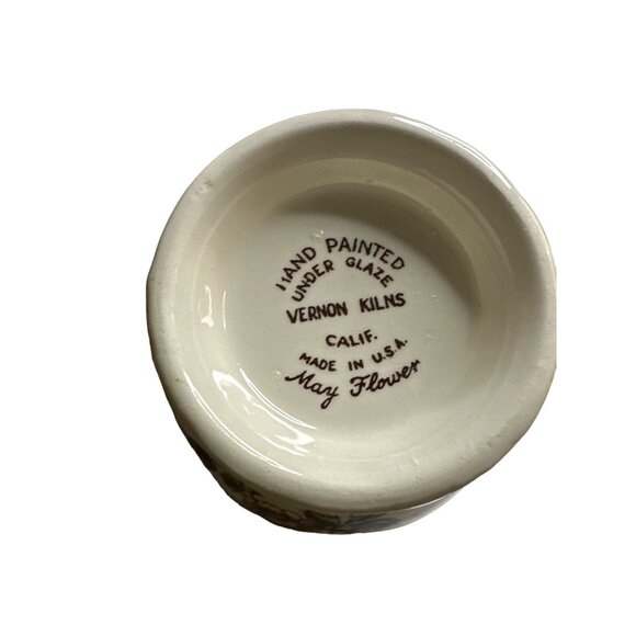 Metlox Sugar Bowl & Lid May Flower - Picture 9 of 12